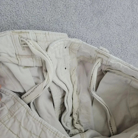 Abercrombie & Fitch Mens Beige Cotton Cargo Casual Shorts Size 32 x9 7PT - Picture 10 of 11